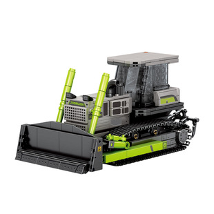 Senbao 705115 Zhonglian Bulldozer Engineering Автомобильный блок Модель Маленькая частица Игрушка Мальчик