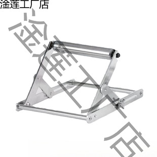 Thickening cutting machine supporting frame long material auxiliary support frame balance bracket lifting adjustable roller bracket foldable