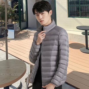 high quality Men's New Lightweight Down Jacket Men's Slim-fit Short Korean Style Fashion Brand plus size Fashion Spring Autumn Winter Coat