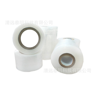 PE Winding Stretch Film Takeaway Packing Sealing Small Roll Film Fresh-keeping Film Transparent Plastic Packing Film in stock Quick Hair