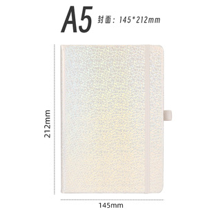 A5 notebook custom colorful laser diary wholesale A7 portable hand ledger strap notepad notebook