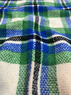 Woolen Woolen Spot Brushed Large Plaid Outwear Clothing/shoes and Hats/lags Fabric Shaoxing Supply