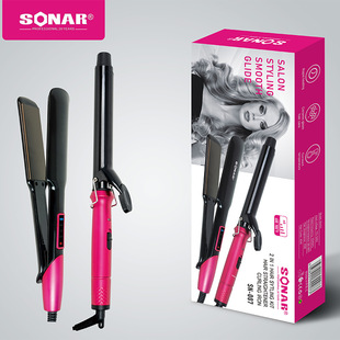 Multi-functional curling hair comb curling rod hair styling straight hair comb hot air comb curling iron dual-purpose straight hair comb splint
