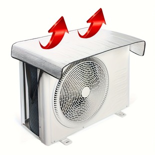 Cross-border Hot-selling Home Air Conditioner Cover Sun Protection and Uv Protection Outdoor Waterproof Aluminum Film Bubble Film Cooling Protective Cover
