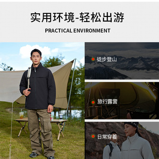 Outdoor assault clothing printing logo men's and women's three-proof work clothes casual thickened tooling mountaineering clothing wholesale embroidery
