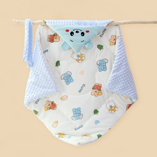 Inventory Hugging and Handling Brand Doudou Cashmere Hugging and Tailstock Class A Newborn Hugging and Thickened Baby Bag Blanket for Autumn and Winter