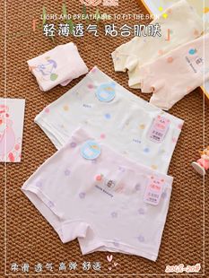[in stock] M-5XL mesh modal breathable love girls boxer underwear children's pants 2048