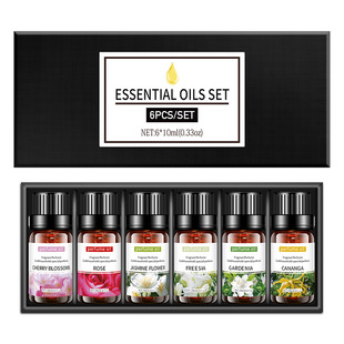 Cross-border bulk water-soluble aromatherapy essential oil kit lavender rose 10ML humidifier special essential oil kit