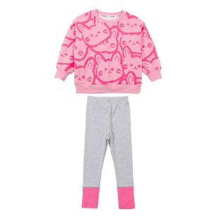 Girls' suit Children's Clothes Spring and Autumn New Baby Clothes Children's Girls Huzhou Children Zhili Sports South Korea