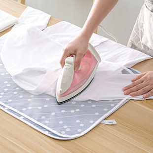 Portable Folding Ironing Mat High Temperature Ironing Mat Desktop Heat Insulation Ironing Cloth Thickened Household Convenient Anti-scalding Wholesale