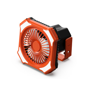 Cross-border e-commerce new products camping outdoor fan portable USB rechargeable LED light camping outdoor fan wholesale