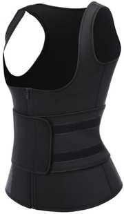 Cross-border Women's sweat-tight neoprene waist vest waist trainer fitness sauna vest girdle