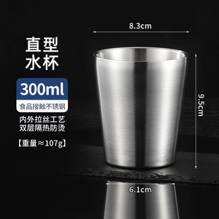 Thickened Stainless Steel Honeycomb Double Mug Beer Mug Hand Cup Coffee Mug Stainless Steel Mug Thermos Mug