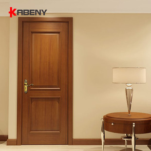 Log Color Band Buckle Chinese Style Retro Solid Wood Painted Door for Bedroom Oak Room Wood Grain Soundproof Elegant Interior Door