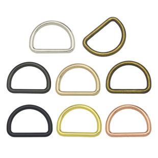 Inner width 38mm die-cast seamless D-buckle handbag shoulder strap buckle luggage hardware accessories clothing D-ring buckle wholesale