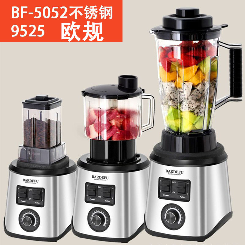 4L8In1Blender Cross-Border North America and Europe Stainless Steel Large-Capacity Metal Blender Juicer Meat Grinder