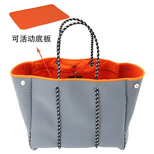 Factory Custom Outdoor Sports Diving Material Punched Beach Bag Casual Mummy Bag Portable Shoulder Strap Shopping