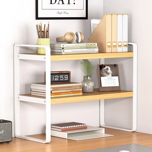 Desktop Storage Rack Desktop Bookshelf Desk Storage Rack Multi-layer Table Top Layered Rack Student Dormitory Cosmetics Rack