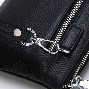Factory Direct Men's Handbag Fashionable Casual Clutch Bag Clutch Bag First Layer Cowhide Tide Envelope Bag Men's Bag