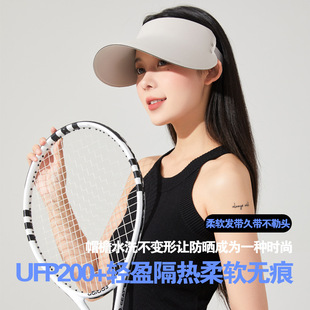 Sunscreen Hat Children's Face Covering Anti-ultraviolet Summer Sun Hat Advanced Sense Empty Top Outdoor Sports Big Cornice Sun Hat