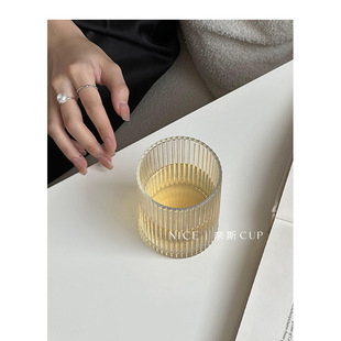 Japanese-style Ear-hanging Coffee Cup Ice American-style Latte Cup Anti-scalding High Temperature Resistant Tea Cup Household Ins Drinking Cup Cold Drink Cup