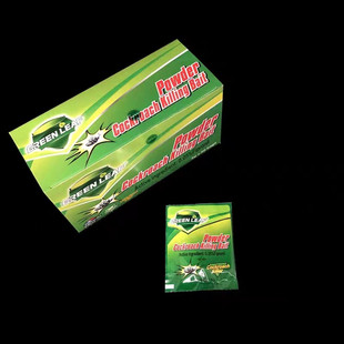 Authentic Green Leaf English Version of Cockroach-Killing Bait, Cockroach-Killing Bait, 5g × 50 Bags