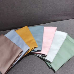 Free to match cotton long-staple cotton solid color single product bed hat bed sheet pillowcase simple versatile bedding