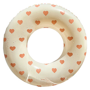 Summer New Internet Popular Simple Wind Swimming Ring Adult Children 3-6 Swimming Ring Inflatable Thickened Underarm Swimming Floating Ring