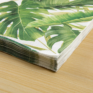 Factory direct party printing paper towel napkin party color paper flowers wholesale restaurant can be printed LOGO