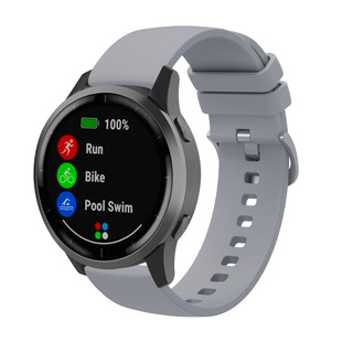Для Jiaming vivoactive4/Huami GTS плоский силиконовый ремешок с цветной пряжкой 18/20/22 мм