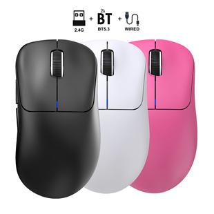 Трехрежимный проводной беспроводной Bluetooth BT5.3 легкий 1000dpi регулируемая игровая мышь поддерживает настольный ноутбук