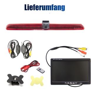 Suitable for Volkswagen T5 Kailuweimaitai Business Car High Brake Light Car High-Definition Reversing Camera Rear View