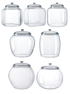 pc shatterproof tangerine peel tea storage jar transparent plastic jar medicinal materials small green orange sealed jar dry goods storage jar commercial