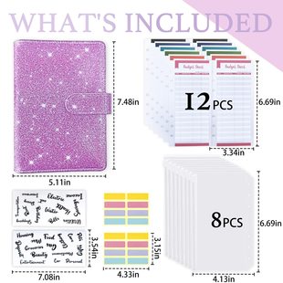 in stock cross-border A6 binder zipper bag Macaron notebook leather PU loose-leaf book cash budget hand book