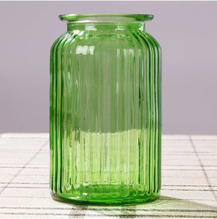 Simple Creative Vertical Glass Vase Hydroponic Flowers Rich Bamboo Water Plant Vase Living Room Decorative Large Size