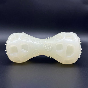 Luminous Dumbbell Molar Tooth Cleaning Bite Resistant Easy Cleaning Luminous Toy Pet Dog Fun Toy Large Discount