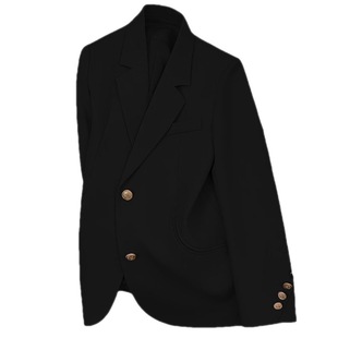 2025 Spring New khaki Suit Jacket Women's Retro British Style Loose Design All-match Small Suit