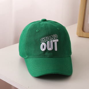 Japanese and Korean personality ins hip hop style baby baseball cap simple letter embroidery curved brim peaked cap summer sun hat
