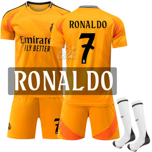 2425 Royal Horse Park Football Uniform Set Orange No. 9 Mbappe Jersey with Socks 5 Balinham Export Factory