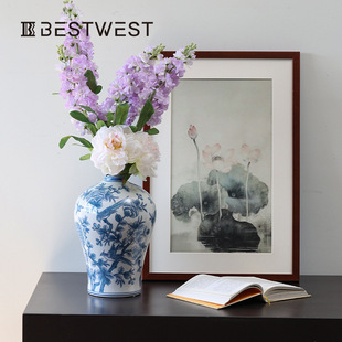 Best west фиолетовый симулятор букет поддельные цветы украшения для гостиной