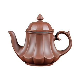 Yixing Handmade Purple Sand Pot Stainless Steel Filter Mesh Heling Pot Large Flower Tea Pot Household Tea Maker Tea Cup suit