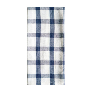 Cotton Yarn-dyed Kitchen Towel Blue Series Household Napkin Tea Towel