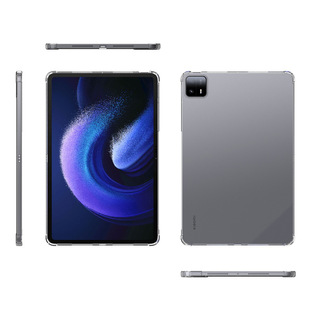 Suitable for millet flat 6max protective cover four-corner airbag anti-fall transparent mipadmax14 tpu shell 2024