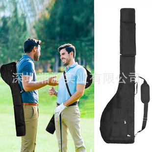 Golf Club Gun Bag Practice Bag Foldable Lightweight Portable Shoulder Bag Half Golf Bag Supplies