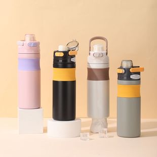 Cross-border 316 stainless steel thermos outdoor portable cycling unisex sports water cup mountaineering sports water bottle