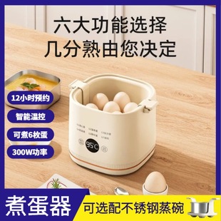 German egg cooker household small dormitory can be reserved timing automatic power-off multi-function egg steamer breakfast machine