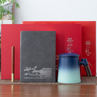 Corporate Annual Meeting Activities Office Cup Business Gift suit Practical Ceramic Cup Tea Cup Accompanying Gift logo