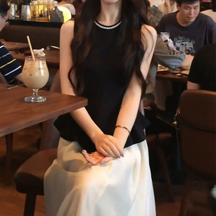 Summer dress with temperament to wear a set of Korean salt light ripe this year popular beautiful skirt two-piece suit