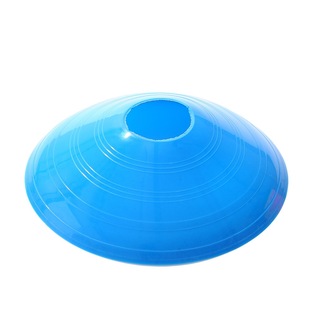 Logo plate set wholesale football training corner marker roadblock round straw hat rack color obstacle cone plate