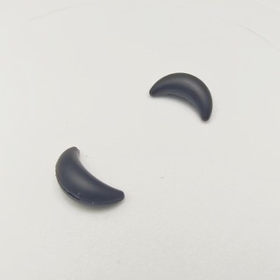 Glasses spinning smooth Radian crescent-shaped ear spinning slip cover mirror leg cover fixed ear hook foot cover spinning slip earmuffs colorful silicone